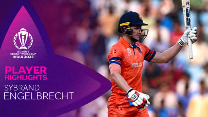 Engelbrecht's valiant fifty stands out for Netherlands | CWC23