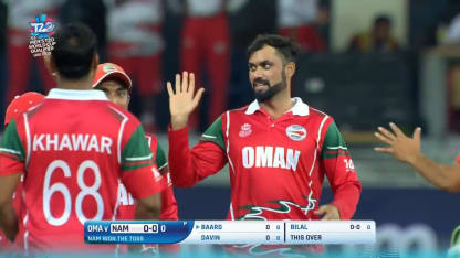 T20WCQ: NAM v OMA – Highlights of Bilal Khan's 4/19