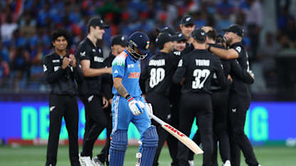 LIVE: New Zealand take three crucial wickets as India chase 252 in the Champions Trophy Final