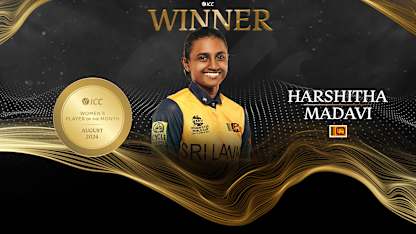 ICC Women's Player of the Month for August 2024 named