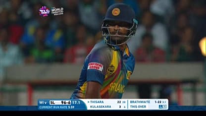 Thisara Perera Match Hero for Sri Lanka v WI ICC WT20 2016