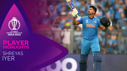 Aggressive ton from Iyer highlights India's innings | CWC23