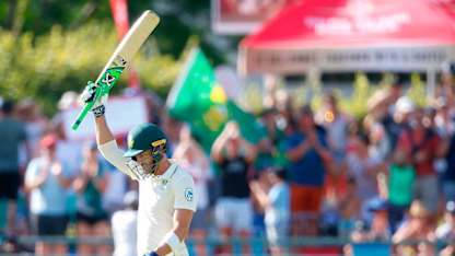 Faf du Plessis made his ninth Test century