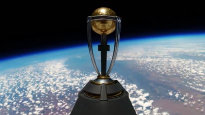 ICC Men's Cricket World Cup Trophy Tour 2023 launches into space