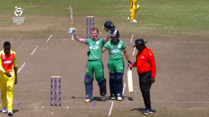 Joshua Cox’s stunning hundred | IRE v UGA | ICC U19 Men’s CWC 2022