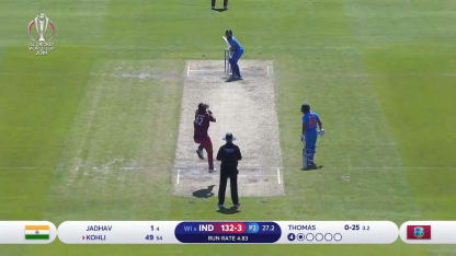 CWC19: WI v IND – India innings highlights