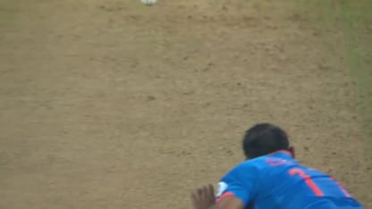 POTD: KL Rahul's diving catch at full stretch