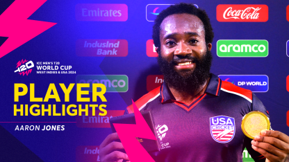 Unbeaten 94 from Aaron Jones proves the difference | POTM Highlights | T20 World Cup