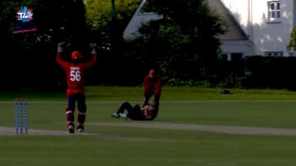 ICC Men's T20 World Cup Europe Final 2019, JSY v GER - Jersey catches Germany out