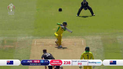 CWC19: NZ v AUS - Alex Carey batting highlights