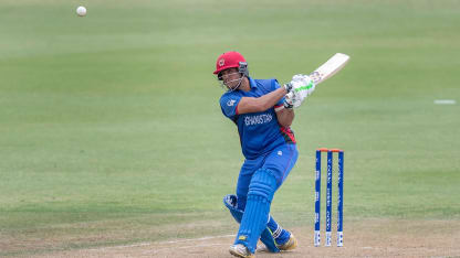 Big hitting from Afghanistan's Rasooli against Sri Lanka