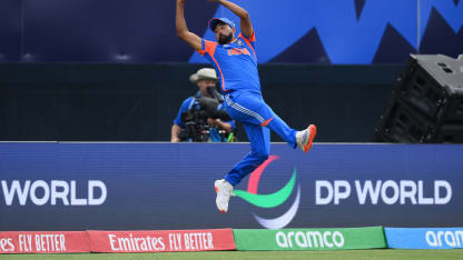 Mohammed Siraj pulls off a screamer near the ropes | USA v IND | T20WC 2024