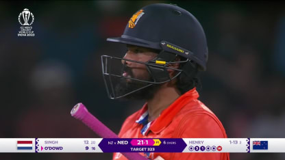 Vikram Singh - Wicket - New Zealand vs Netherlands