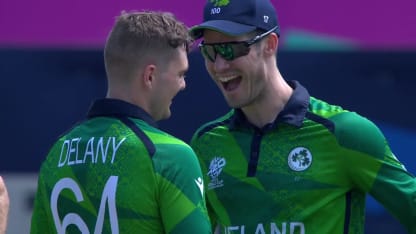 Delany grabs sublime return catch | CAN v IRE | T20WC 2024