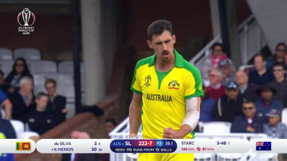 CWC19: SL v AUS - Two in two for Starc, Mendis caught behind