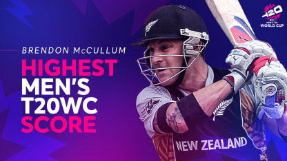 Brendon McCullum hits biggest score in tournament history | T20 World Cup