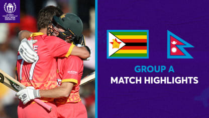 Zimbabwe cruise to imposing Nepal target | CWC23 Qualifier