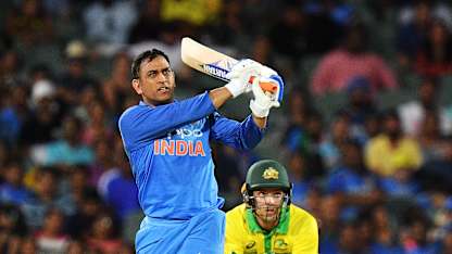 MS Dhoni made an unbeaten 55 off 54 – his 68th ODI half-century