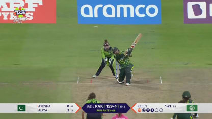 Six - Ayesha Naseem | PAK v IRE | Women's T20WC 2023