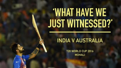 Kohli v Australia: 'He likes a fight, he likes a scrap' | T20WC16