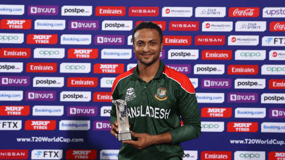 Shakib reclaims T20I crown as Babar closes in on top batting spot