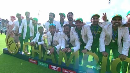 Pakistan stuns India to win Champions Trophy 2017