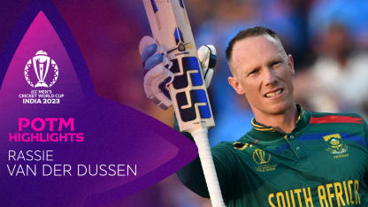 The Rassie van der Dussen show in Pune | POTM Highlights | CWC23