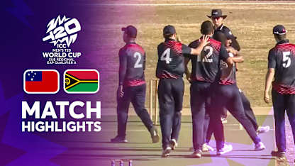 Samoa v Vanuatu | Match Highlights | Men's T20WC Sub-Regional EAP Qualifier A