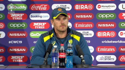 CWC19: AUS  v SA - Aaron Finch media conference 