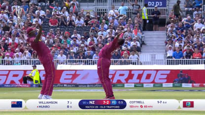 CWC19: WI v NZ - Cottrell's 4/56