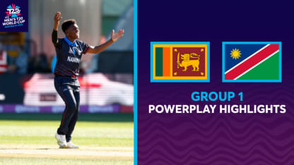 Powerplay Highlights | Sri Lanka v Namibia | T20WC 2022