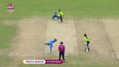 IND v AUS: Taniya Bhatia's stumpings in WT20 2018