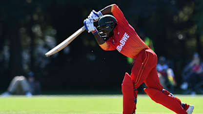 Zimbabwe all-rounder Wesley Madhevere scored 53 not out to go with his bowling figures of 3/19