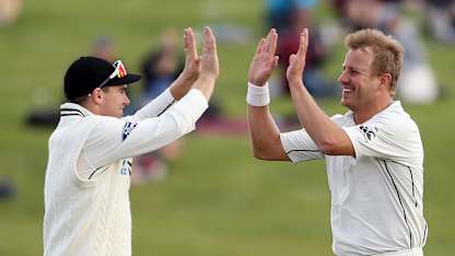 Tom Latham and Neil Wagner