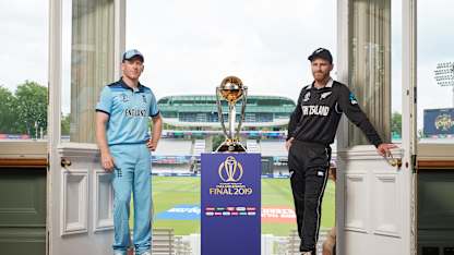 Which captain will lift the ICC Men's Cricket World Cup trophy on Sunday?