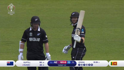 CWC19: NZ v SL - Martin Guptill batting highlights