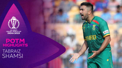 Tabraiz Shamsi plays key role in South Africa victory | POTM Highlights | CWC23