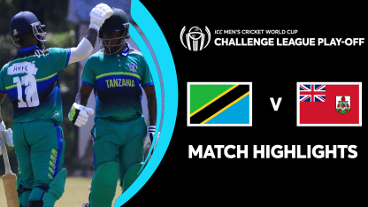 Tanzania v Bermuda | Match Highlights | CWC Challenge League Play-off