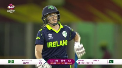 PAK v IRE: How the Ireland wickets fell
