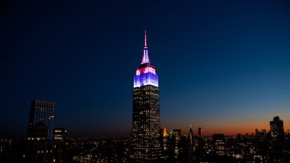 Cricket lights up New York's Empire State Building to launch 'Out of this World' ICC Men's T20 World Cup 2024 Trophy Tour