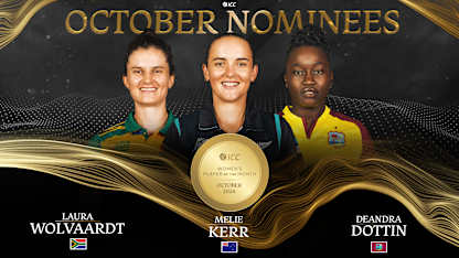 ICC Women’s Player of the Month nominees for October announced