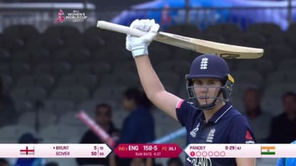 FIFTY: Natalie Sciver reaches her half-century in 65 deliveries