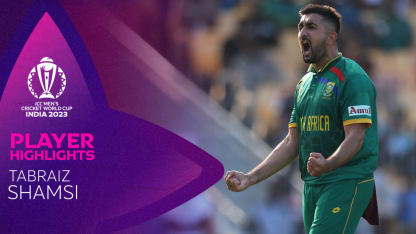 Shamsi's four-wicket haul for South Africa restricts Pakistan total | CWC23