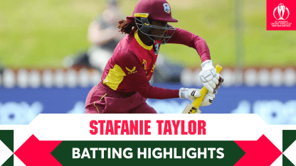 Highlights: Stafanie Taylor with a defiant captain's knock