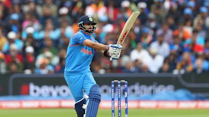 Virat Kohli added 81 off 68 deliveries to lift India t an imposing total of 319 for 3