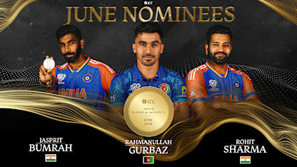 ICC Men’s Player of the Month nominees for June 2024 named
