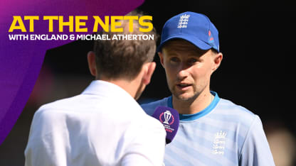 At the nets with England star Joe Root and Michael Atherton | CWC23