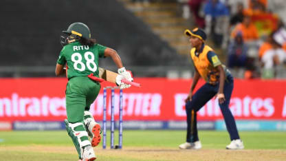 Bangladesh's Ritu Moni dismissed in bizarre run out | T20 World Cup