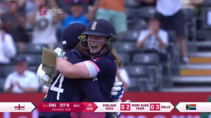 #WWC17 Semi-Final 1: ENG v SA - England winning moment