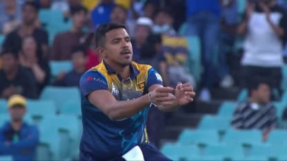 Theekshana confounds Allen with ripper | New Zealand v Sri Lanka | T20WC 2022